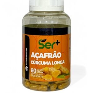 Suplemento Alimentar Ser Mais Açafrão Cúrcuma Longa 60 Cápsulas