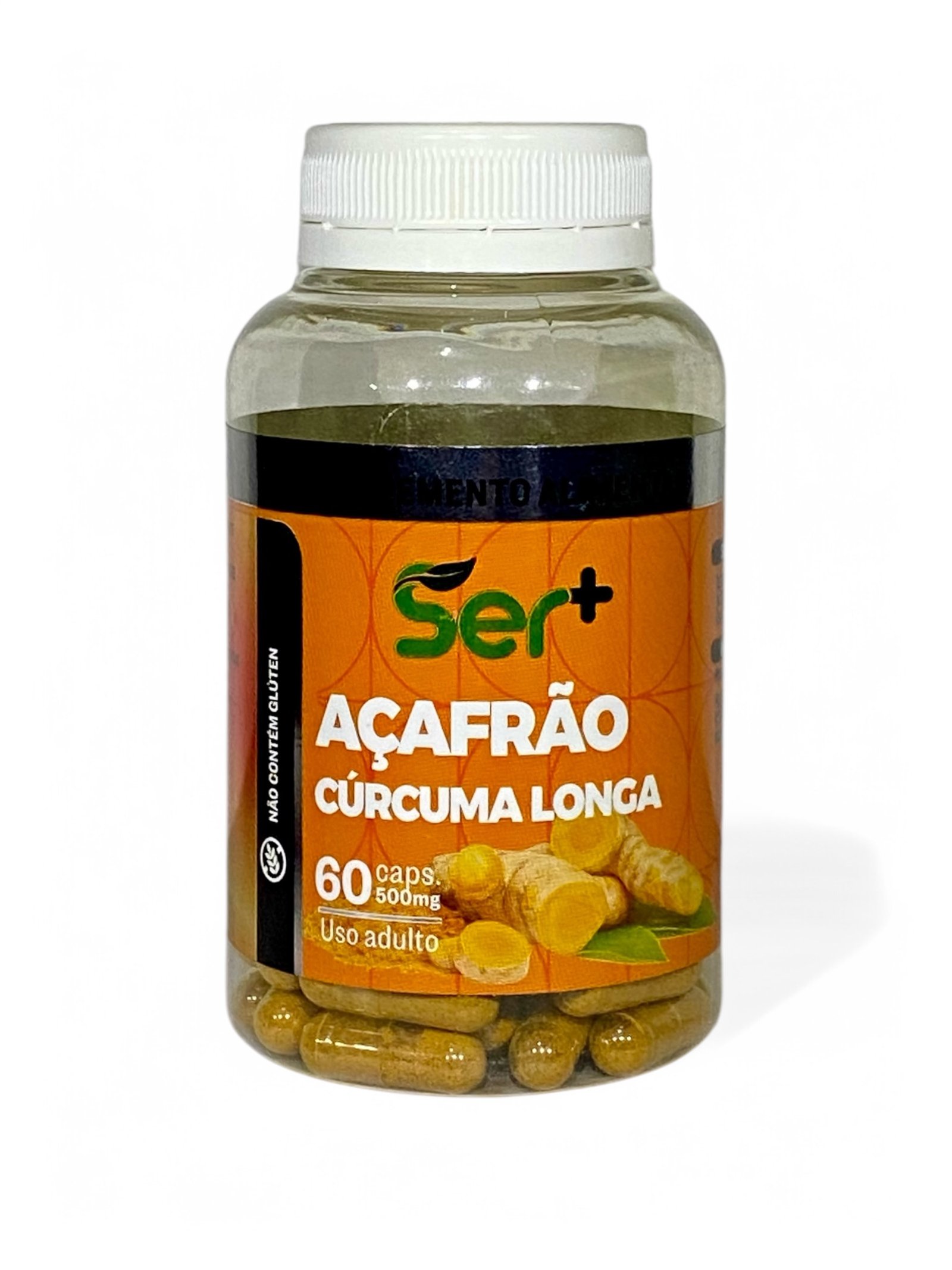 Suplemento Alimentar Ser Mais Açafrão Cúrcuma Longa 60 Cápsulas